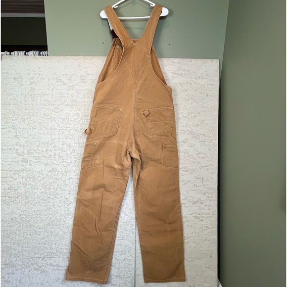 Vintage Mens Carhartt Double Knee Duck Canvas Bib Overalls - Picture 8 of 16